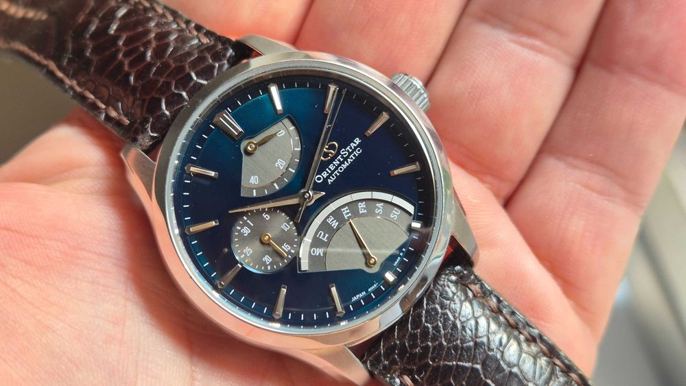 Orient Star Retrograde - Wysoki model - Pełen zestaw - Automat !!!