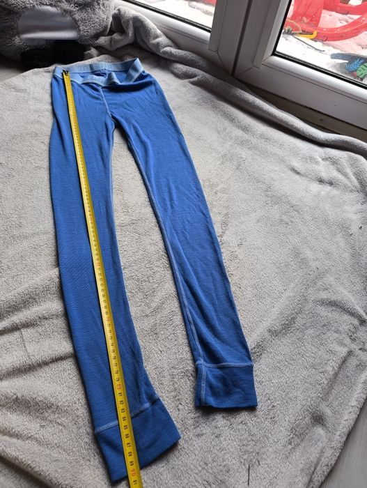 Legginsy wełniane, getry merino 146/152
