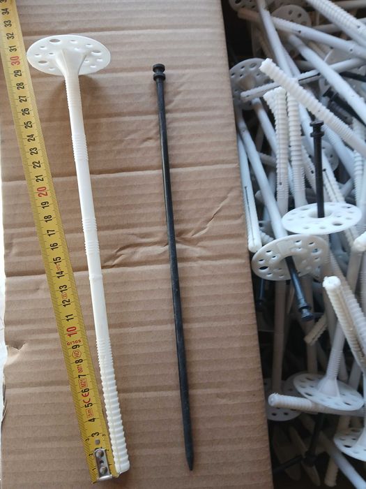 Kołki do styropianu 30 cm, 170 sztuk