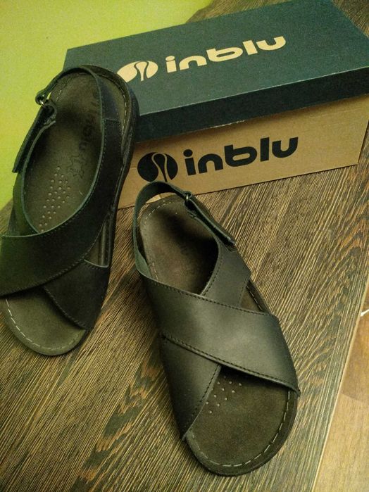 Сандали кожанные