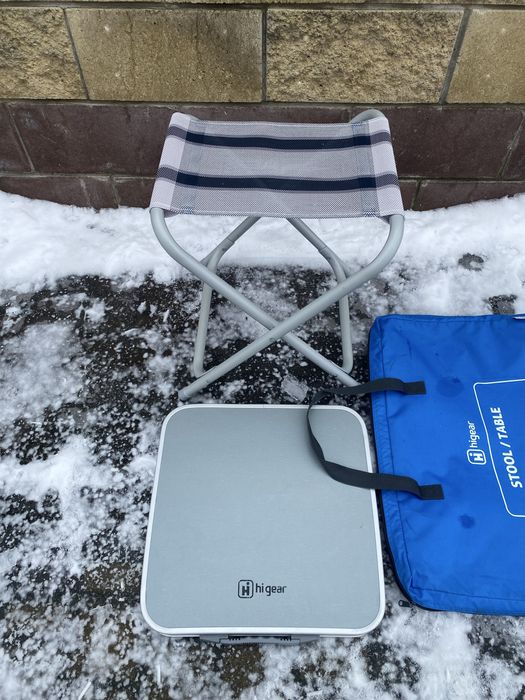 Складной набор кемпинговой мебели Hi-Gear, состоящий из стула и стола