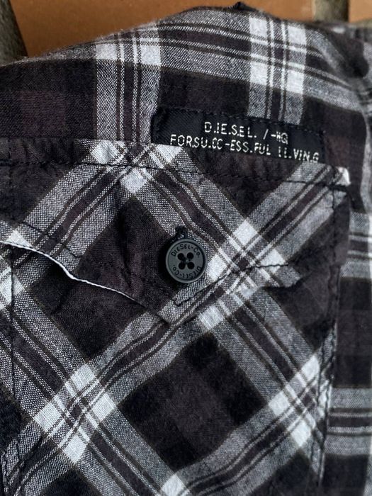 Рубашка Diesel оригінал вінтажна M у клітинку