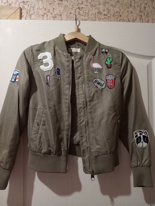 Бомбер вітровка H&M для дівчинки 11-12-13 років зріст 152-158 см