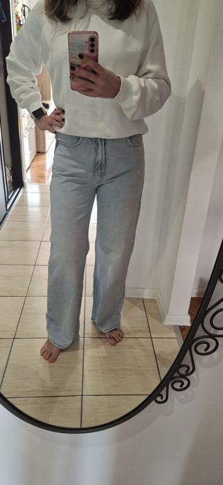 Jeansy błękitne Denim Sinsay r. 36 S