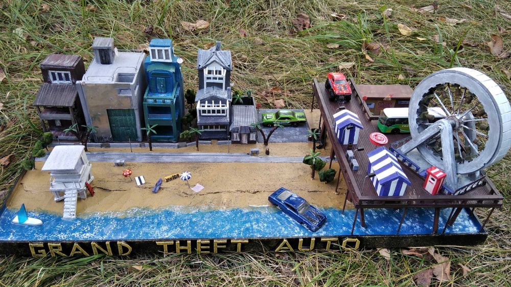 Диорама для масштабных фигурок. Моделизм. Макеты. Виньетки