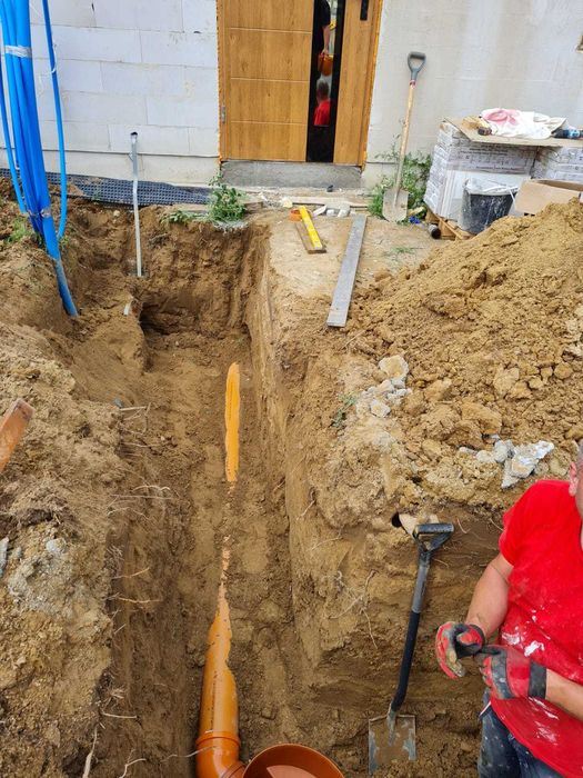 Usługi minikoparką, prace ziemne, minikoparka, koparka, przyłącza