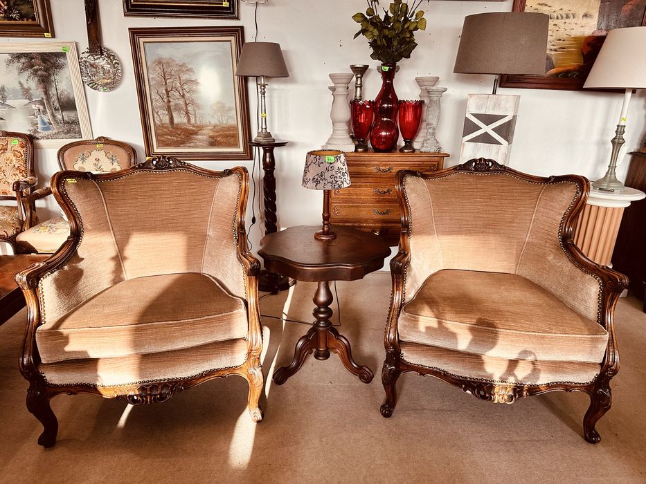 Komplet dwóch foteli w stylu ludwikowskim :)