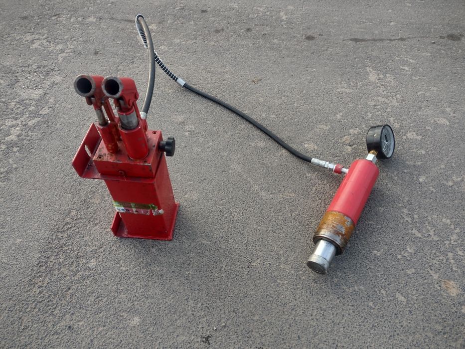 Siłownik Manometr Pompa Hydrauliczna 20 Ton