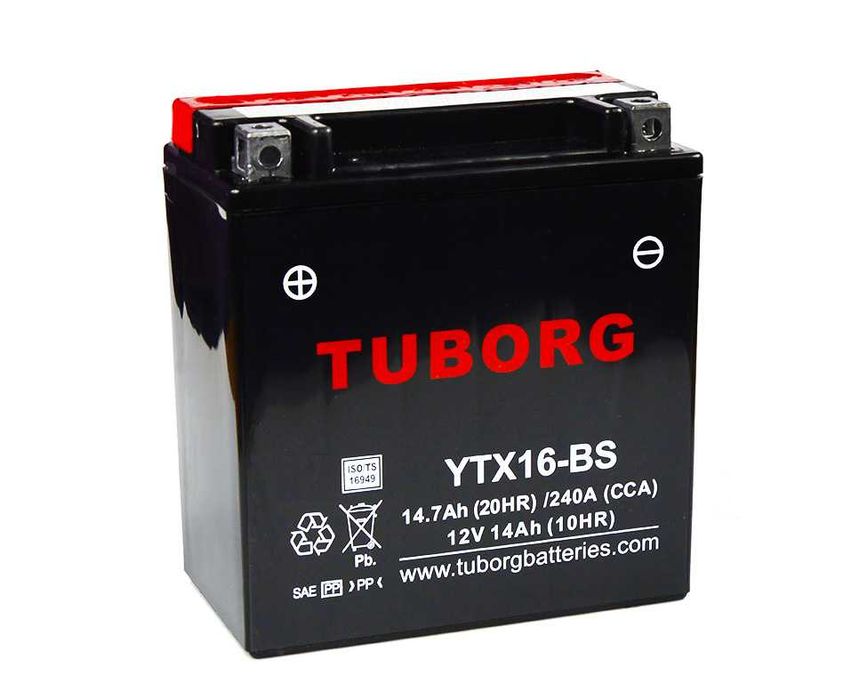 Akumulator Tuborg AGM YTX16-BS 12V 14.7Ah 240A Jana 3 Sobieskiego 111