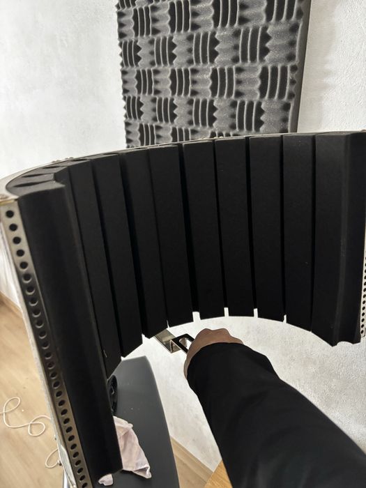 Protetor anti eco de microfone estudio