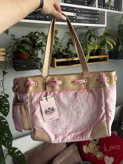 Vintage Torba Juicy Couture Różowa