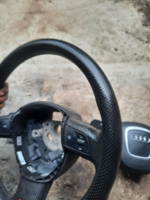 Audi a6 c6 kierownica z poduszką S-line z ŁOPATKAMI Bardzo ładna