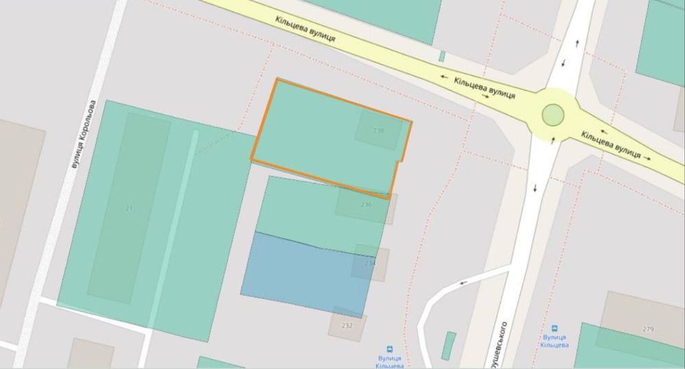 Продаж земельноі ділянки 10сот під КОМЕРЦІЮ М.Грушевського ( 1травня )