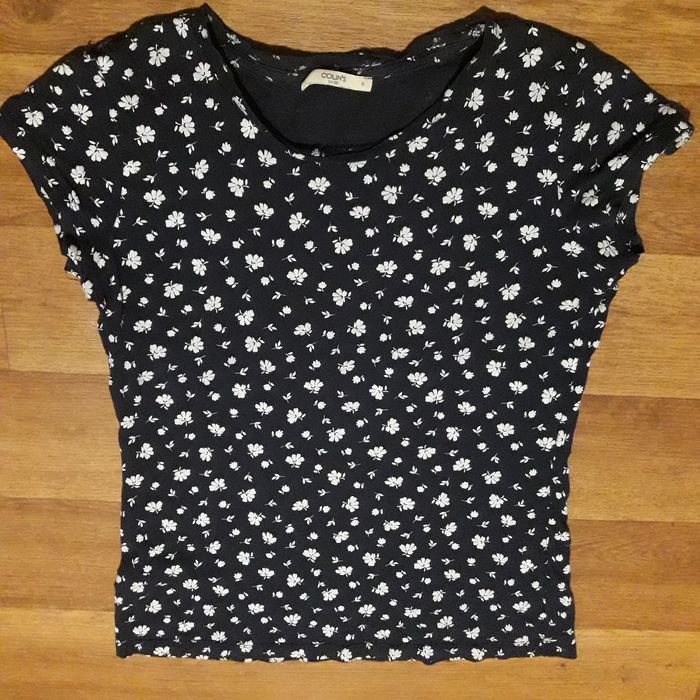Пакет фирменных женских футболок и майка (CK, Zara, H&M) р. S-M
