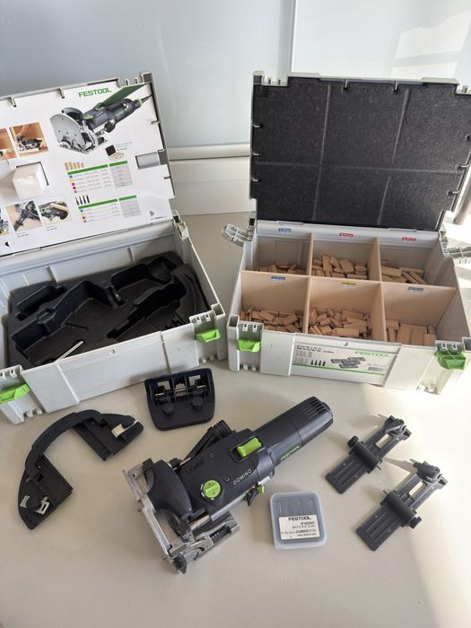 Festool DF 500 RQ-Set + DS 4/5/6/8/10 1060 BU. Zestaw z 2006 roku jak NOWY!