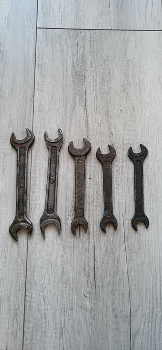 Kluczy płaskie produkcja ZSRR 5 szt