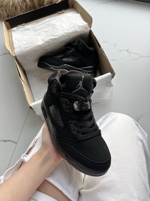 !БЕЗ Передплат! Jordan 5 Black Dark Brown Gum | кросівки джордан 5 чорні