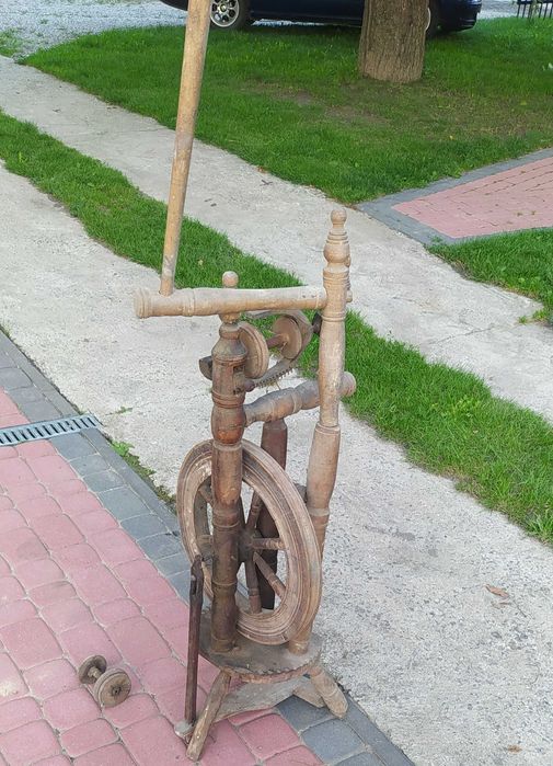 Kołowrotek drewniany