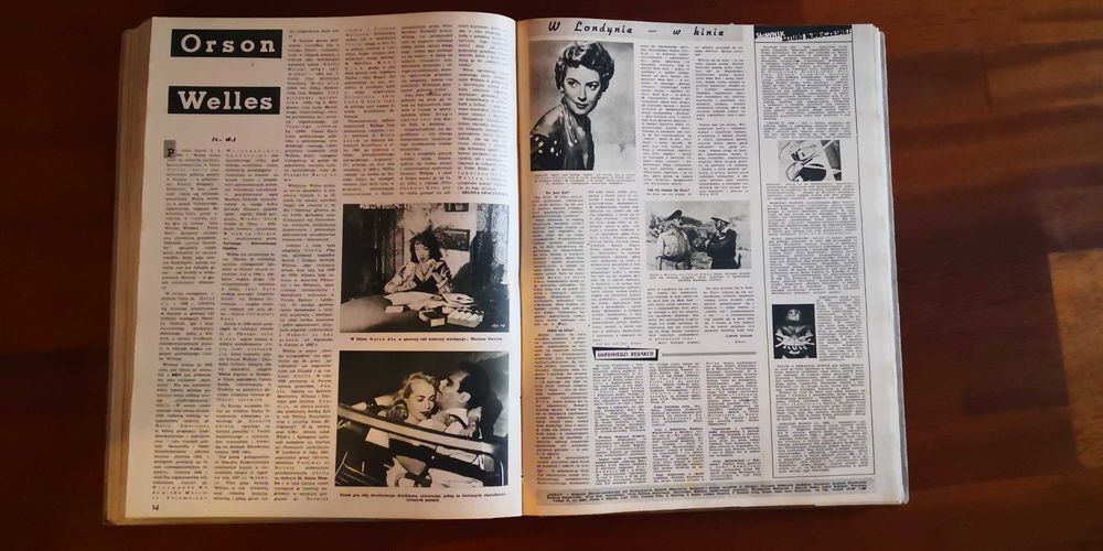 Stary tygodnik Ekran 1958 r oprawiony