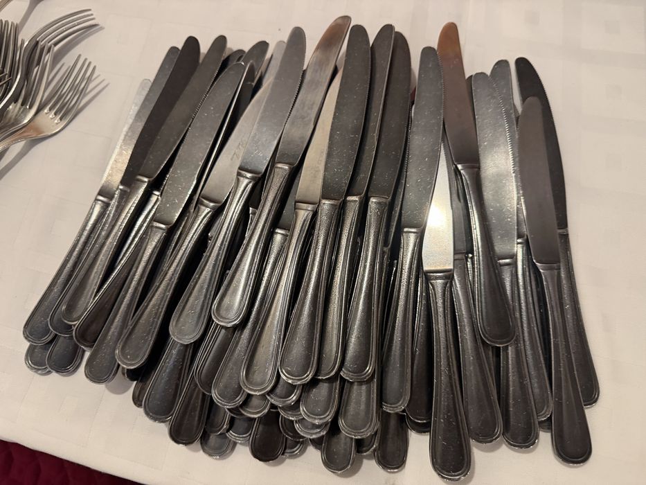 Lote de talheres para restaurante