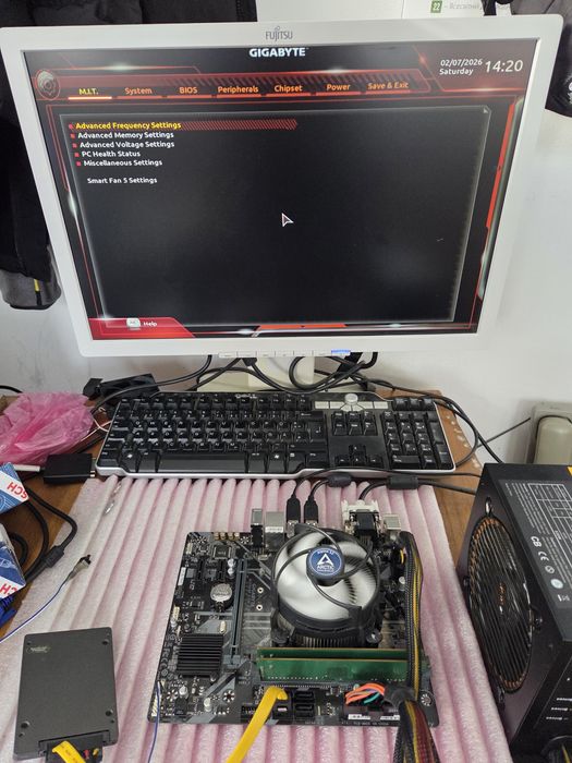 Комплект s1151 Gigabyte H310M S2H 2.0 + i3-8100 материнка і процесор