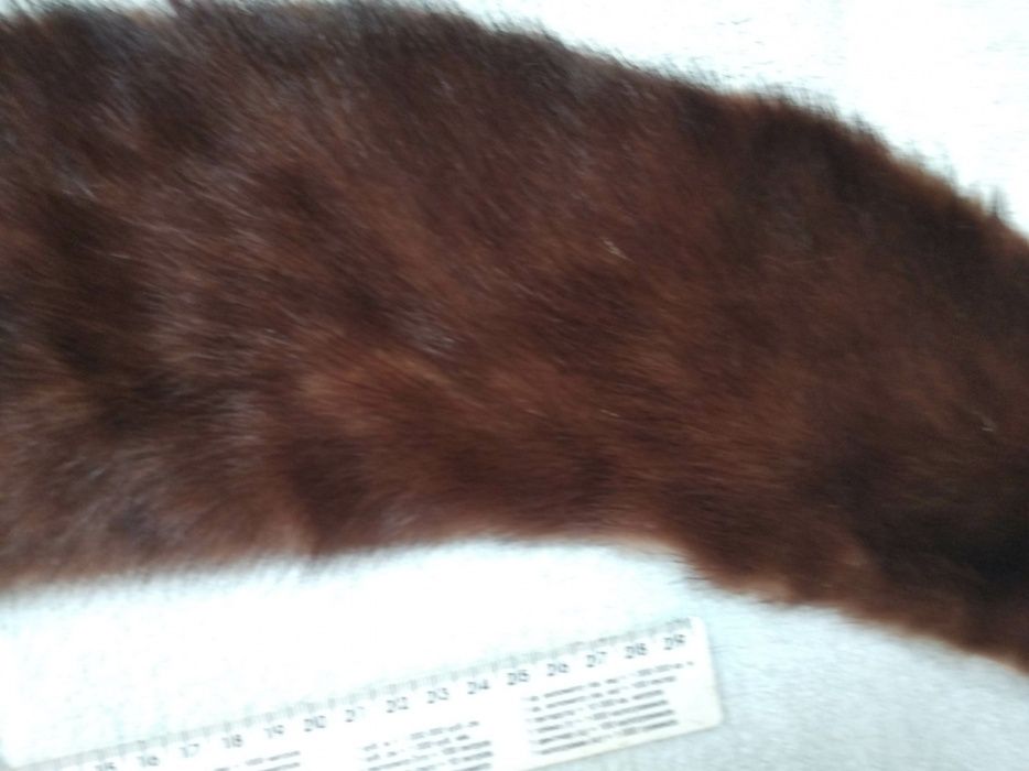 Воротники из меха норки