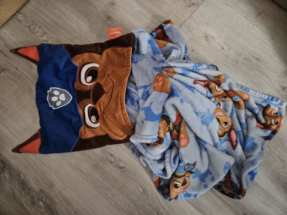 Poduszko-kocyk z uszami Psi Patrol Chase