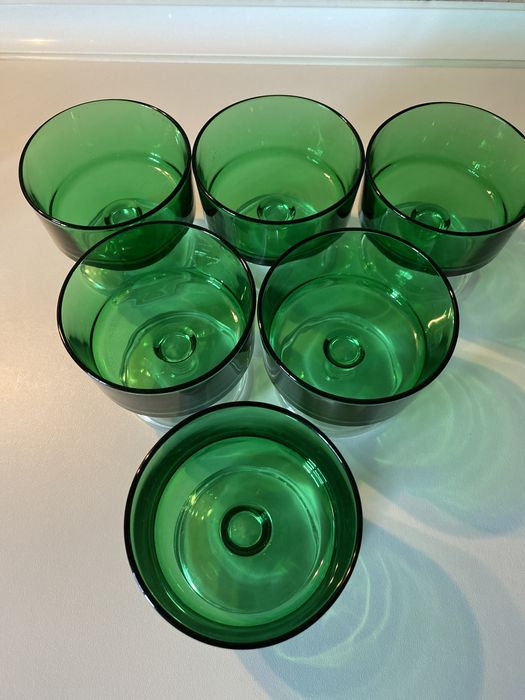 6 taças novas em vidro