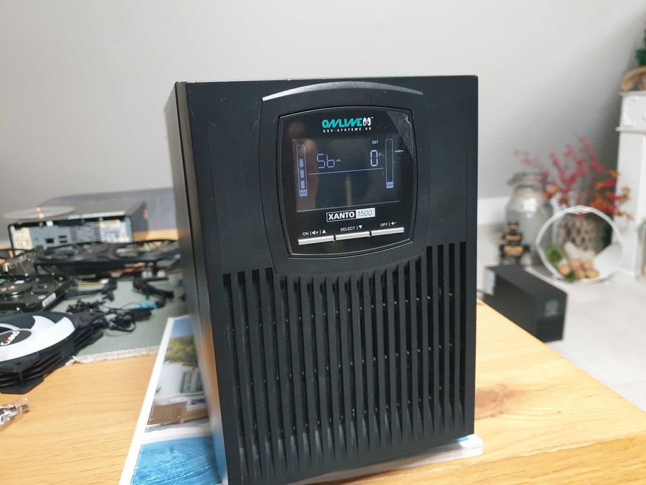 zasilacz UPS ONLINE USV Systeme XANTO 1500 W 4 x gniazdo sieciowe