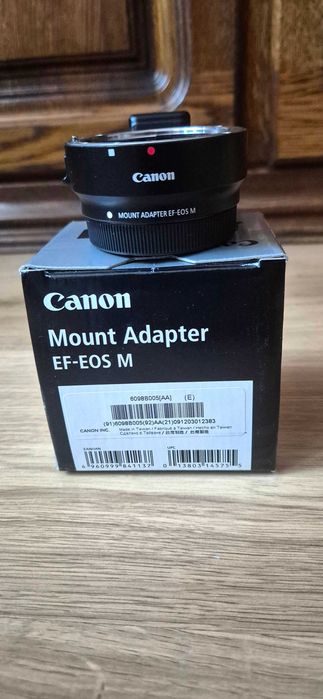 Adapter Canon EF - EOS M - do aparatu Canon EOS M50