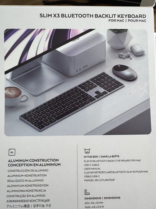 Klawiatura Satechi X3 dla Mac OS Space Gray