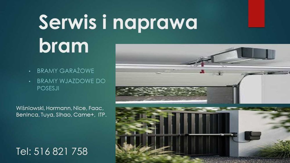 Serwis i naprawa bram
