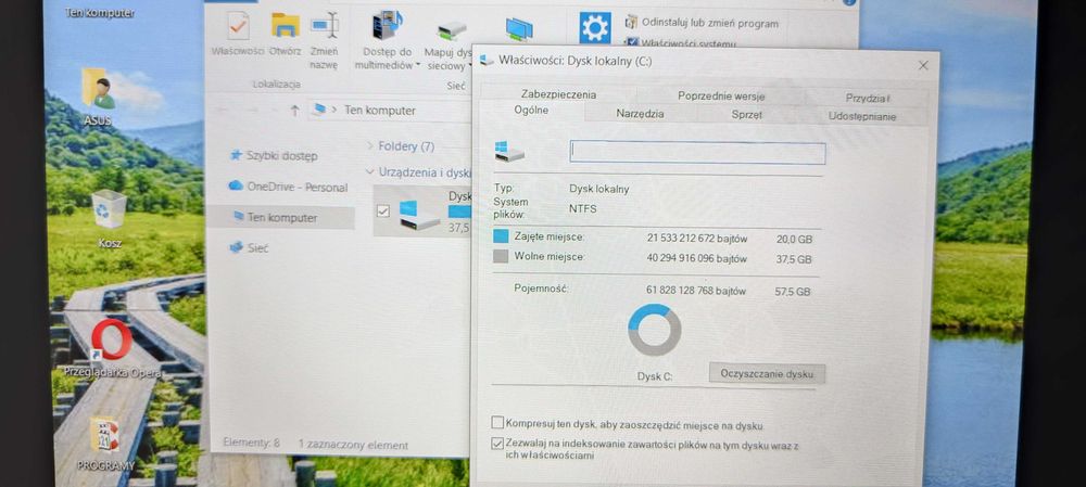 ASUS Komputer Tablet 2 w Jednym System  Windows 7