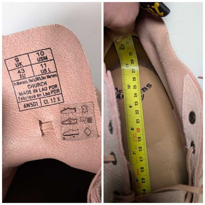 Черевики Dr Martens Church Monkey Ankle Boot Peach Beige 43р ориг нові