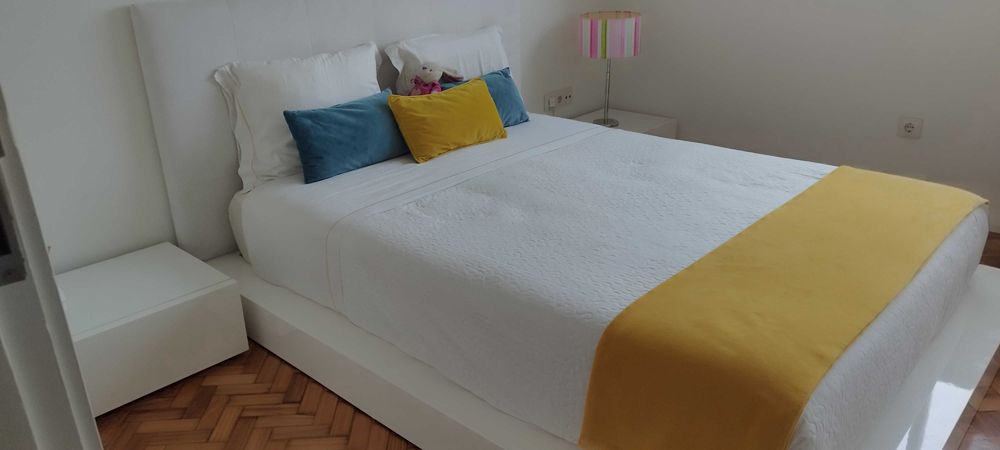 Cama Lacado Branco