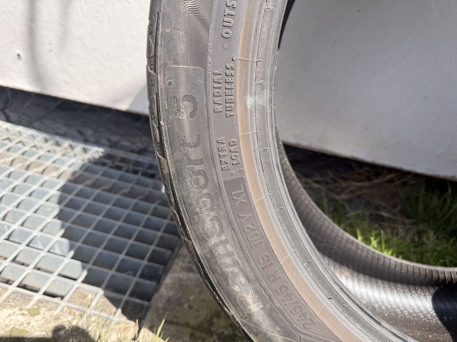Opony letnie 2szt. Uniroyal Rain Sport 5, 245/45/19, 5mm