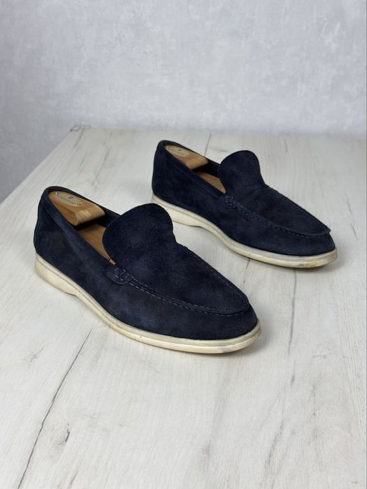 Мужские лоферы Loro Piana, 42, натуральная замша