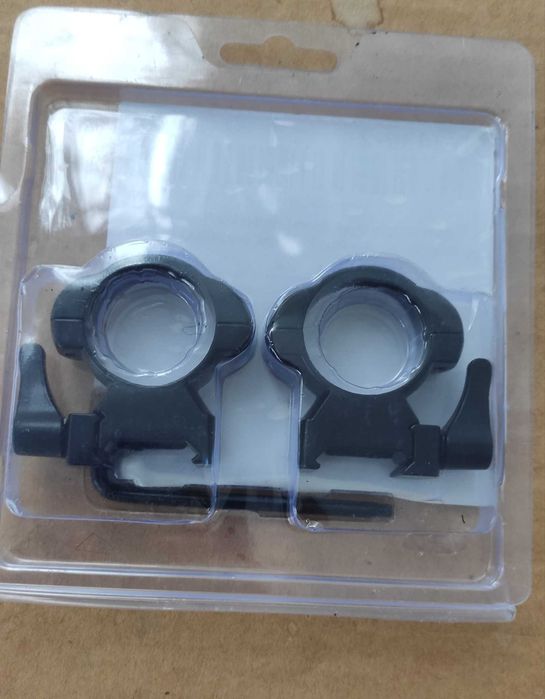 Кільця стальні швидкоз"ємні на трубу приціла 30 мм