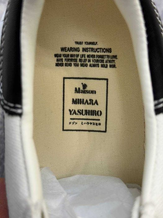 MMY Maison Mihara Yasuhiro кеды кроссовки кеди 42 43 38 черные белые