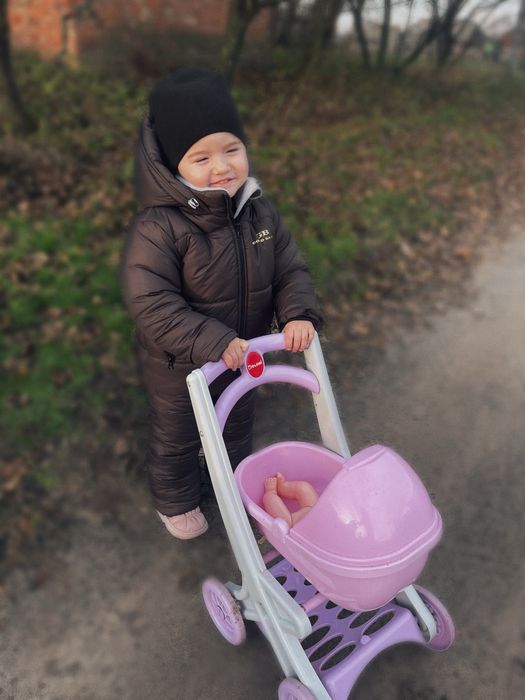 Шоколадний комбінезон(курточка та штани) 104 розмір