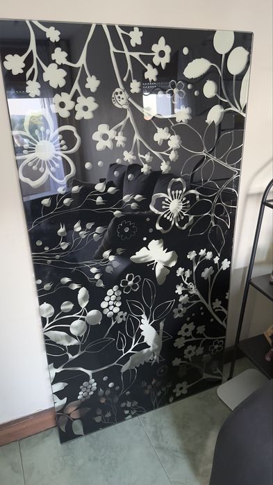 tampo (descontinuado) de mesa de vidro estampado