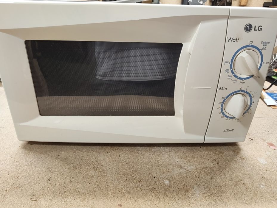 Microondas avariado
