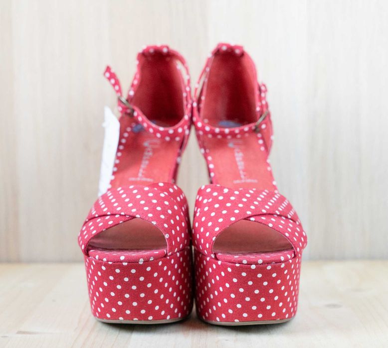 Nowe buty na platformie Jeffrey Campbell czerwone pin-up rozmiar 40