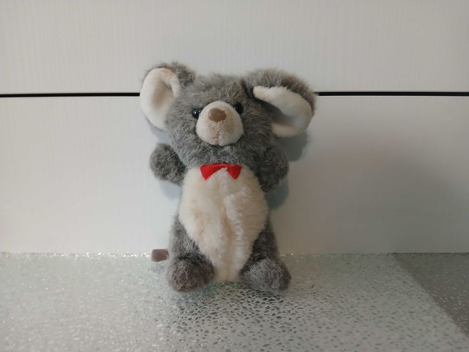 Pluszak maskotka szara myszka 16 cm