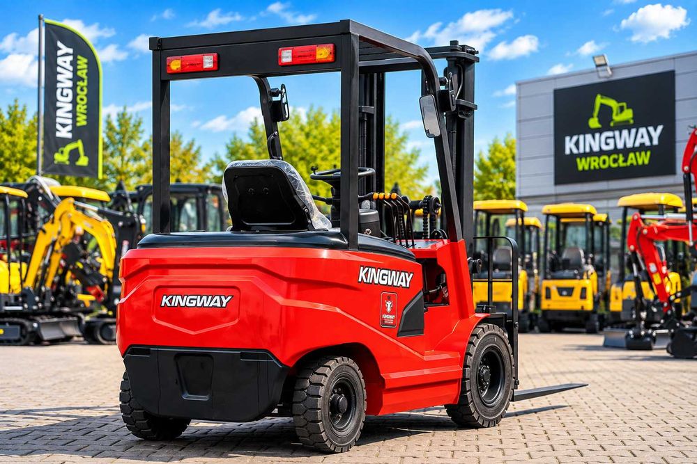 ELEKTRYCZNY Wózek widłowy CPD20 Przesuw BOCZNY 2 tony 2000kg Rok 2026 Duplex Wolny skok