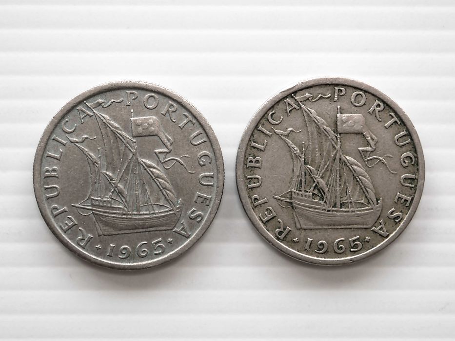 2 Moedas 5 Escudos 1965