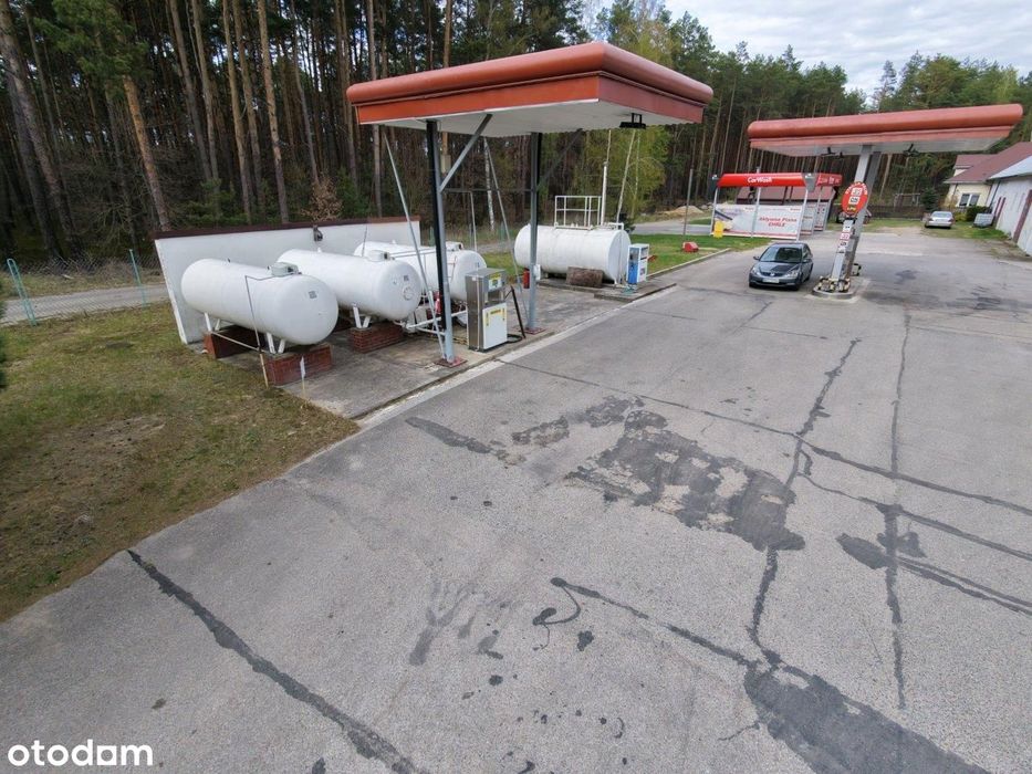 Dochodowa stacja paliw, myjnia, magazyn na sprzedaż - Ostrołęka / DK53