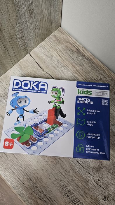 Дитячий електронний конструктор Doka Kids «Чиста енергія»