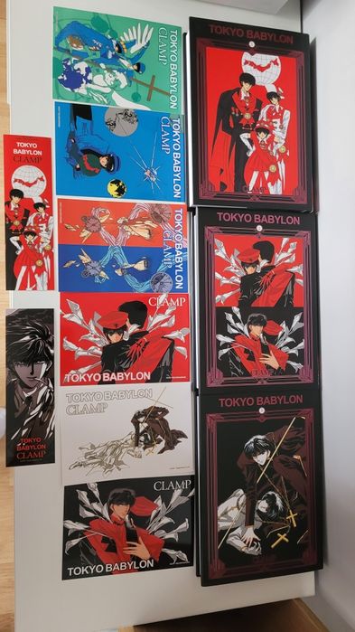 Komplet manga Tokyo Babylon tomy 1 - 3 anime clamp wszystkie dodatki