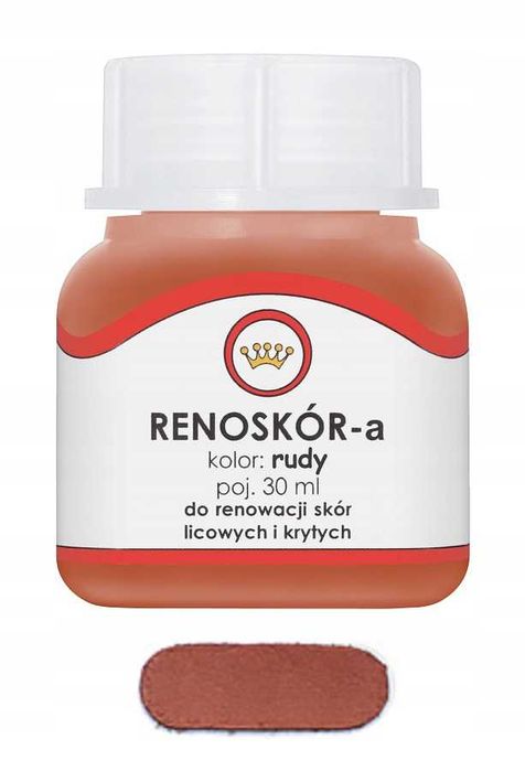 RENOSKÓR FARBA Lakier do Skóry Rudy 30ml
